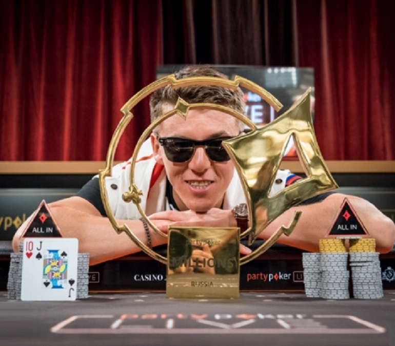 Anatoly Filatov wins 2018 partypoker LIVE MILLIONS Russia ME